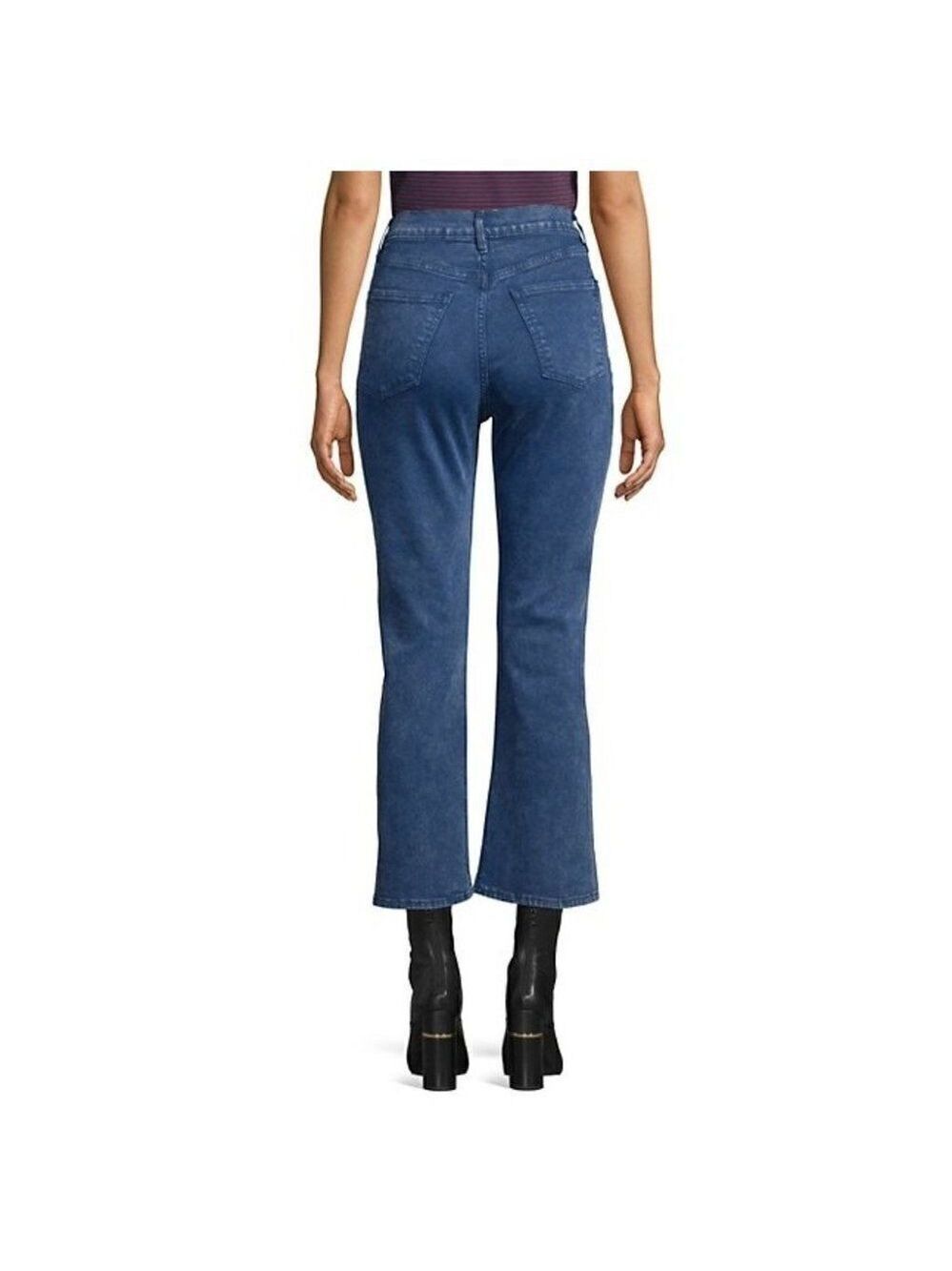 $245 High Waist Denim NWT Cropped Flare Slim Fit